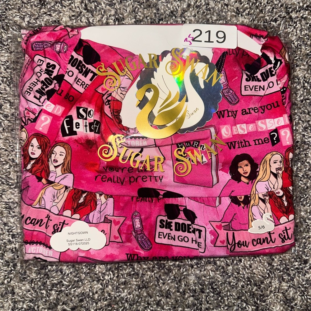 Sugar Swan Mean Girls Nightgown 5/6